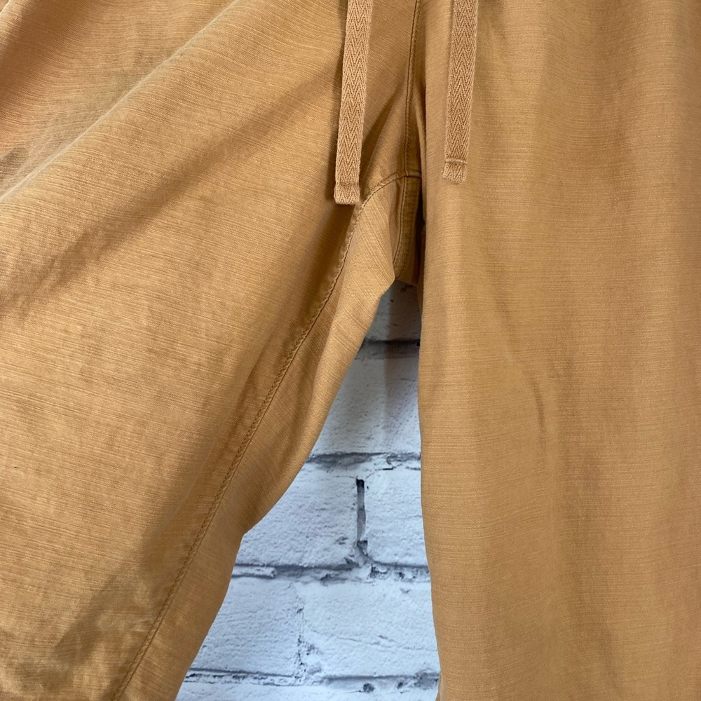 Lane Bryant Burnt Orange Drawstring Rolled Hem Capri Pants size 22/24 - Picture 5 of 8